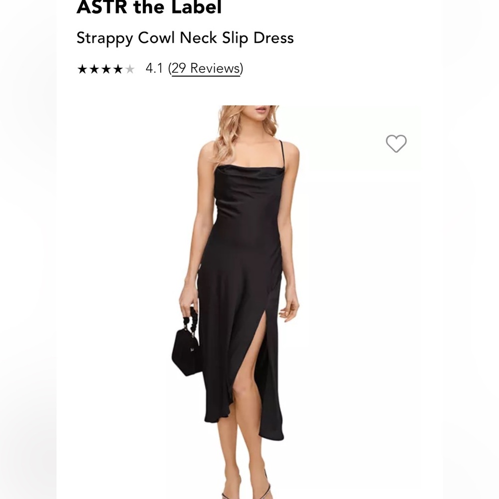 Black Astr the label Gaia dress size medium